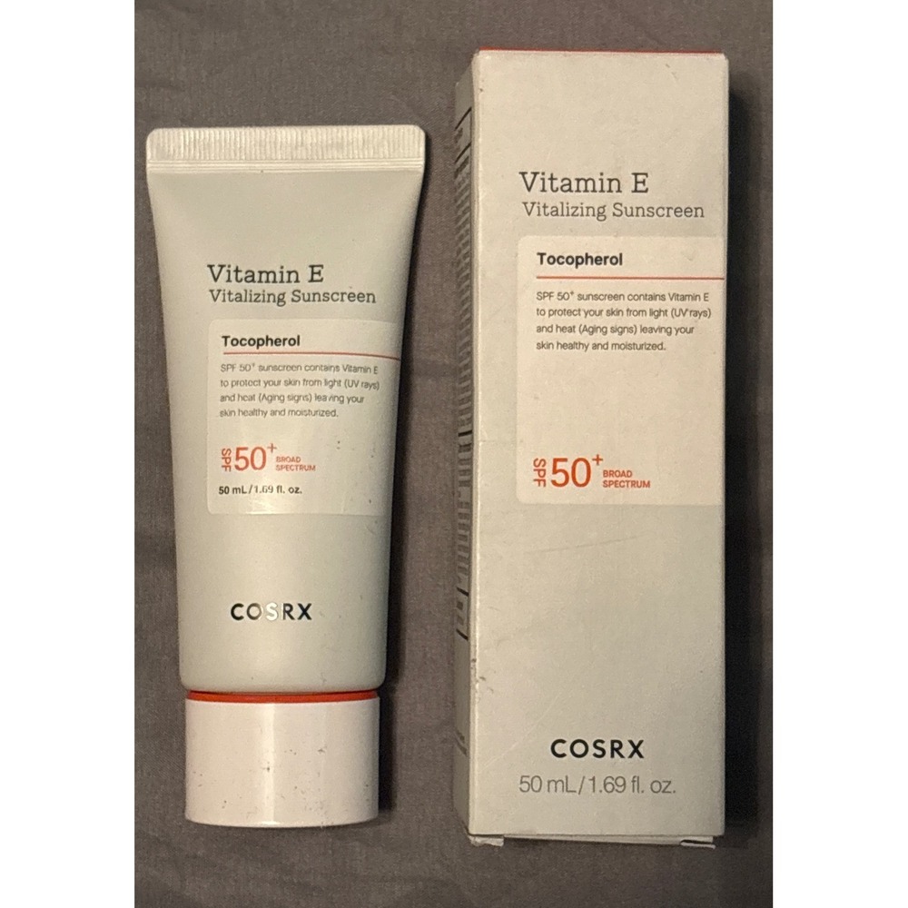 NEW COSRX Vitaminβ E Vitalizing Sunscreen SPF 50, Korean Skincare